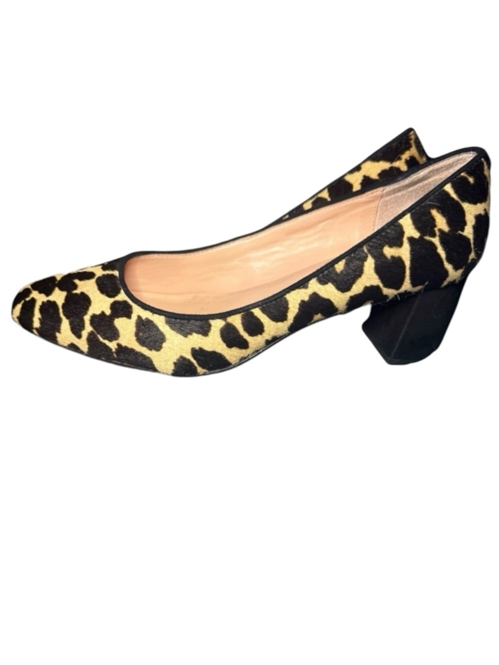Kate Spade Leopard Cheetah Dyed Cow Hair Heels Size 7.5